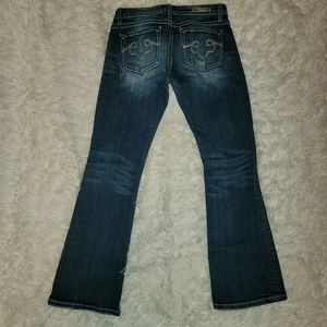 Express Stella low rise boot cut jeans. 4 short. Gently used. comfortable